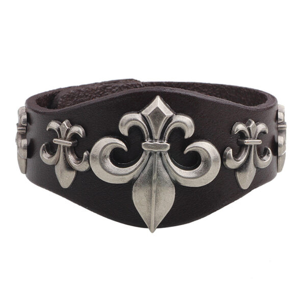 Wholesale rivet leather bracelet alloy accessories punk jewelry