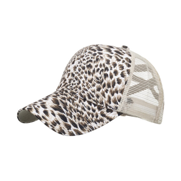 Wholesale Cross Border Hat Leopard Print Cross Baseball Cap Cap Casual Sunscreen Hat B1151
