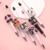 Wholesale Halloween DIY bead pen skull ghost pumpkin heavy bead pen