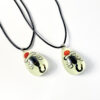 Wholesale Resin Insect Necklace with Glowing Insect Amber Pendant