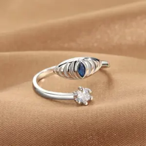 Q-J078 White Gold Color / Adjustable Opening