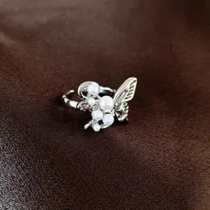 73# Ring-Silver Butterfly