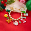 Wholesale Cute Christmas Pearl Bracelet