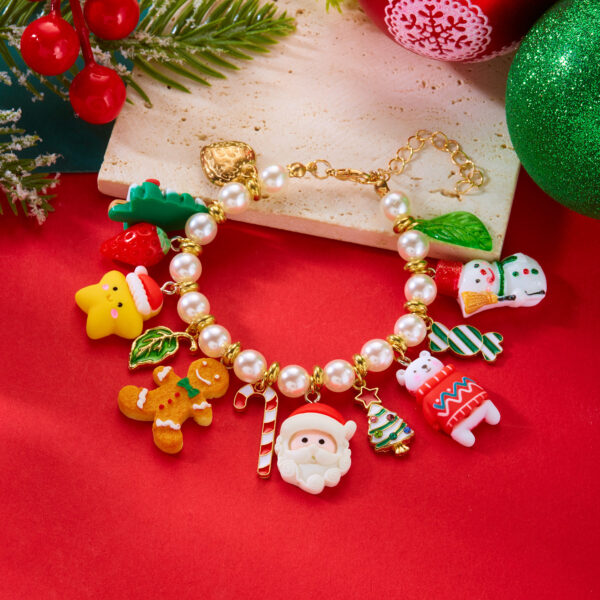 Wholesale Cute Christmas Pearl Bracelet