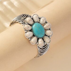 Ancient Silver White and Blue