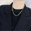 Wholesale PVD Coated 18K Gold Plated Geometric 304 Stainless Steel Hip-Hop Waterproof Non Tarnish 304 Stainless Steel Necklace