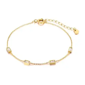 Square Diamond Gold: Bracelet