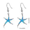 Wholesale AliExpress Hot Elegant Sexy Elongated Starfish Earrings Painted Oil Imitation Opel Women Earrings Women Earrings