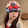 Wholesale Cute Hello Kitty Bow Cap Children y2k Yabi Wind Show Face Small Breathable Baseball Cap Summer