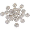 Wholesale Large Hole Ball Beaded Diamond Beads