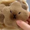 Wholesale Cute Capybara Star Cartoon Pendant Kapibala Plush Jewelry Bag Keychain Small Siamese Doll Doll