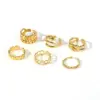 Wholesale Jewelry Retro Leaves Heart Shape Solid Color 304 Stainless Steel Open Rings