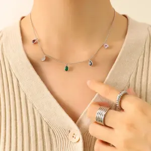 P182-steel Necklace-40 + 5cm