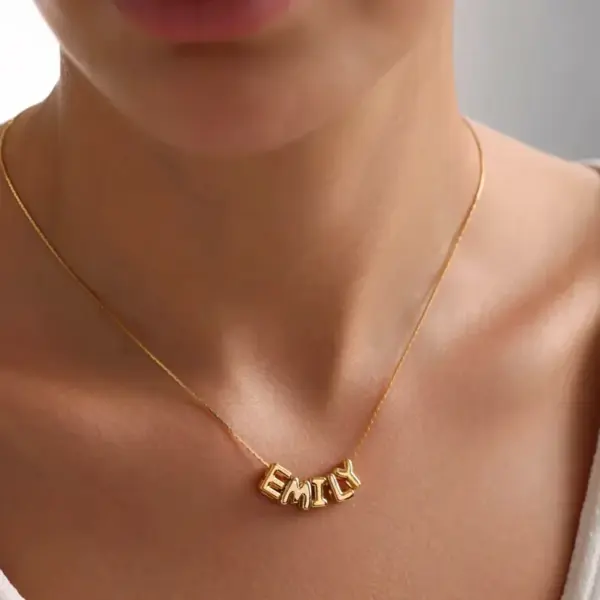 Copper Letter Electroplating Stone-Free 16K Real Gold Plated Princess Hip-Hop Funny