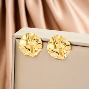 E1405-A (Gold Stud Earrings Pairs)