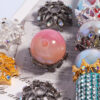 oly-689c3a036114187821660bb29daa9807 Wholesale High-color retention, zircon-inlaid, openwork large flower holder/hat, spacer with straight holes, DIY crystal beaded jewelry aessories wholesale.