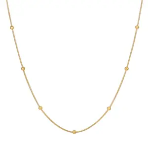 Gold Necklace (Chain Length 40 5cm)