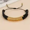 Wholesale Casual Vacation Round Artificial Crystal Copper Bracelets In Bulk