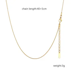 1.2 Snake Chain Gold / 18K