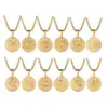 Wholesale Jewelry Fashion Constellation 304 Stainless Steel 18K Gold Plated Gold Plated Stainless Steel Necklaces