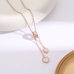 8132-Rose Gold White Shell