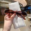 Wholesale Women's Diamond-encrusted Fashion Sunglasses Advanced Sense Shiny Diamond Elegant Sunglasses Shake Tone Live Explosive Glasses