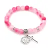 Wholesale Fashion Flower Natural Stone Other Bracelets In Bulk