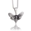 Wholesale Hip Hop Titanium Steel Butterfly Pendant Necklace