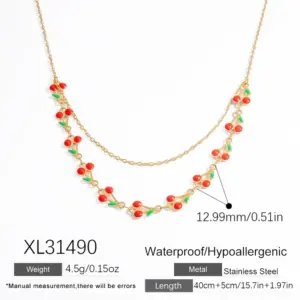 SL31490 / Electroplating 18K Real Gold