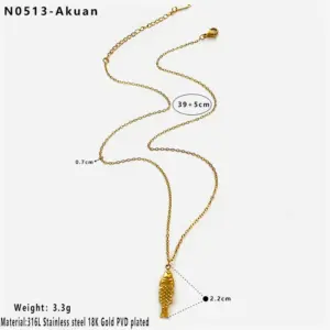 Type a Cross Chain Fish / One Size