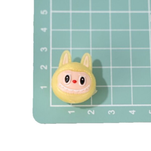 Wholesale New soft rubber cartoon pull cloth head straight hole beads DIY mobile phone chain accessories children bracelet beads