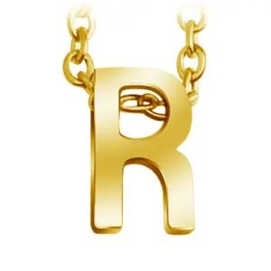 Gold Letter R