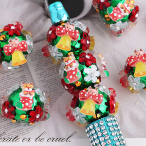 Wholesale DIY Christmas bell stockings with pen beads