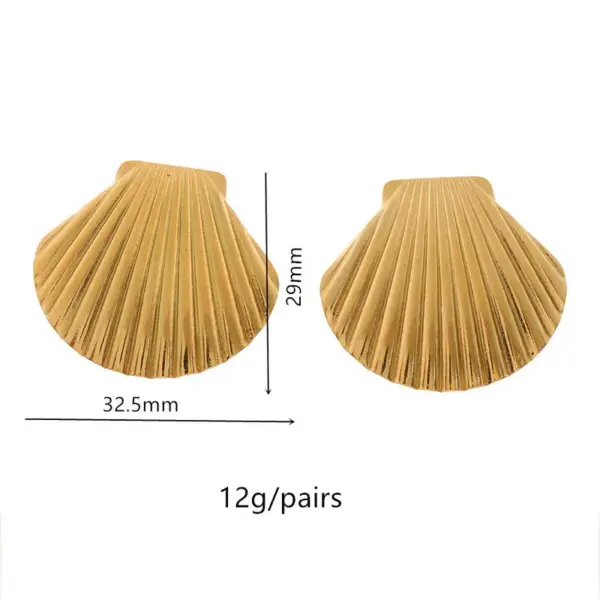 Wholesale 1 Pair Casual Simple Style Wings Spiral Shell Titanium Steel 18K Gold Plated Ear Studs