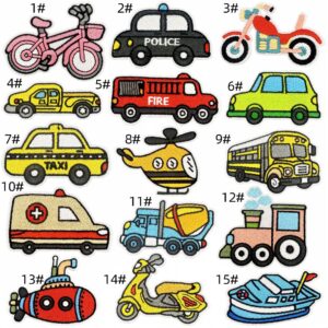 15-pack of vehicle patch sets