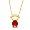 Copper Plating Cartoon Character Necklace