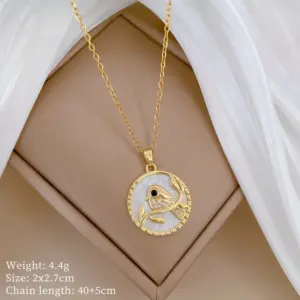 A328 Titanium Steel Chain Copper Pendant