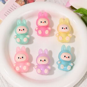 Wholesale Cartoon Sitting Rubber Beads DIY OLY Exclusive