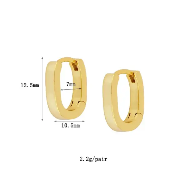 Wholesale 1 Pair Ig Style French Style Modern Style Round Plating Inlay Copper Pearl Zircon 18k Gold Plated Ear Cuffs Earrings Ear Studs