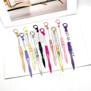 oly-69060595dfb621946566f15deae9fbd0 Wholesale New Letter Opener DIY Beaded Letter Opener Multifunctional Metal Paper Cutter Outdoor