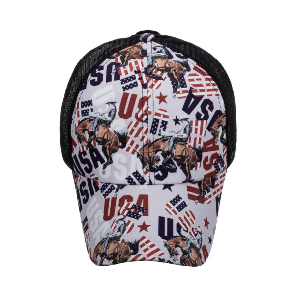 oly-691e7517e667118a30084f50de29ee35 Wholesale Cross-border AliExpress Amazon ebay New USA bar cross net cap baseball cap Women's sun hat B987