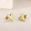 Fashion Heart Shape Stainless Steel Plating Drop Earrings 1 Pair