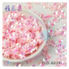 Wholesale 10MM inted concave plum 3D five-finger flower sequin clothing hand-sewn beads earrings aessories diy jewelry material bag
