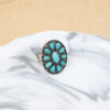 Wholesale Bohemian vintage personalized turquoise ring fashion ladies jewelry ring jewelry