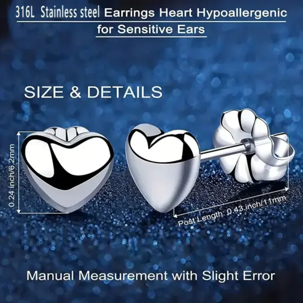Wholesale 1 Pair Simple Style Streetwear Commute Pentagram Moon Heart Shape 304 Stainless Steel Ear Studs