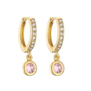Gold Pink Diamond Pairs