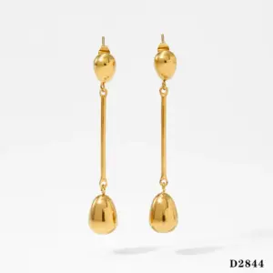 Golden Long Earrings