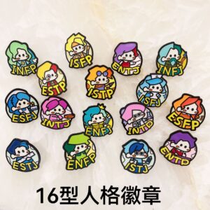 Wholesale MBTI Type 16 Personality Peripheral Brooch