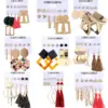 Wholesale Women's Fashion Geometric Alloy Artificial Gemstones Earrings Pearl Plating Metal Drop Earrings