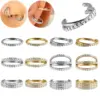Wholesale Ion Plating (IP) 18K Gold Plated Geometric 304 Stainless Steel Casual Streetwear Waterproof Non Tarnish Earrings Nose Ring